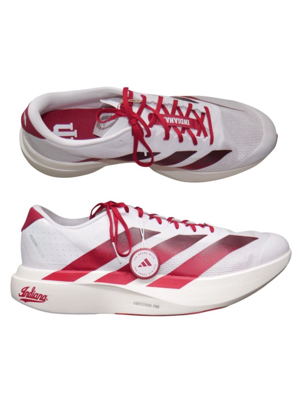 Adidas x Adizero EVO SL Indiana Hoosiers Men’s Size 16 Training Sneakers JQ4576